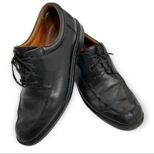 Johnston Murphy Men’s classic black leather dress shoes lace up 10M​​​​​​​​​​​​